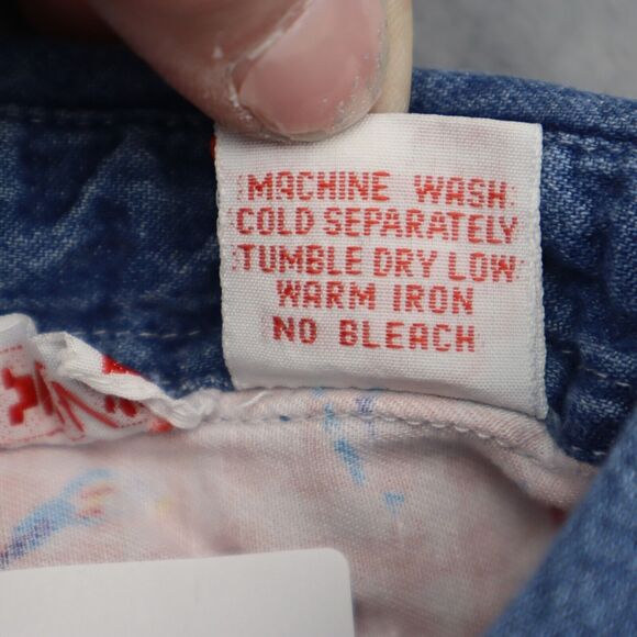 Red Rover Shirt Womens 10 Pink Floral Sleeveless Button Up Collared Top - Picture 9 of 16